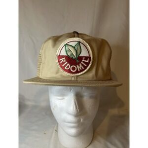 Ridomil Fungicide Logo Patch Hat Snapback Men's Vintage Mesh Trucker Cap Farmer